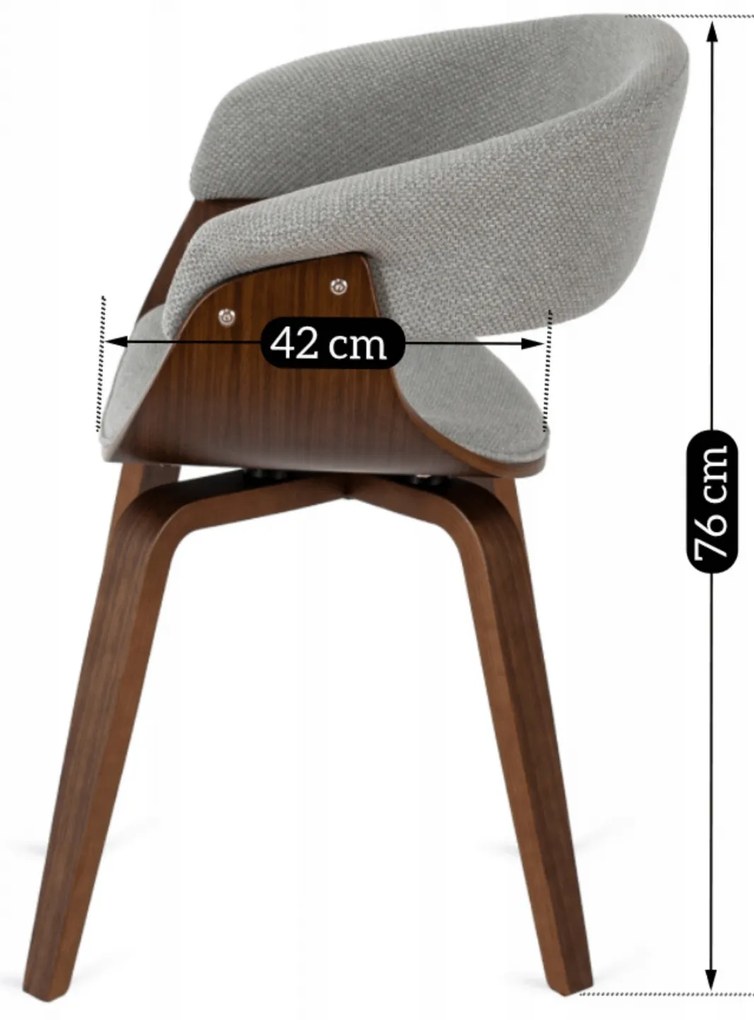 PROXIMA.store - Čalúnená stolička GARY FARBA: zelená