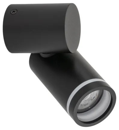 Nástenné bodové svietidlo JET SET 1xGU10/10W/230V čierna