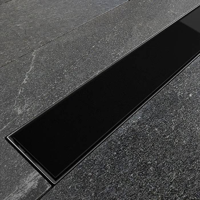 Besco Odtokový žľab VIRGO BLACK 70 (farba:čierna)
