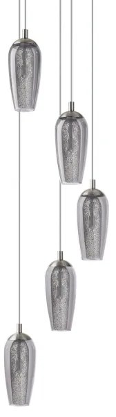 Eglo 96345 - LED závesné svietidlo na lanku FARSALA 5xG9/2,5W/230V