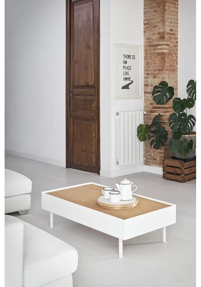 Biely konferenčný stolík Teulat Arista