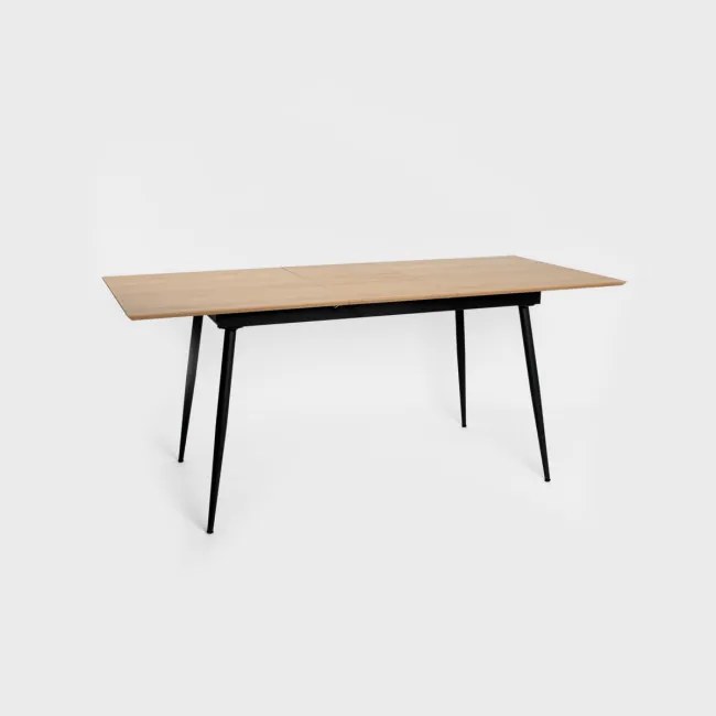 Rozkladací stôl 708862 A béžový / čierny