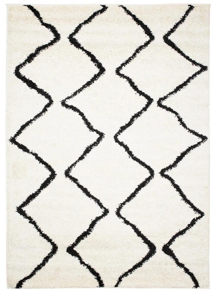 Kusový koberec Shaggy Polta krémový 160x220cm