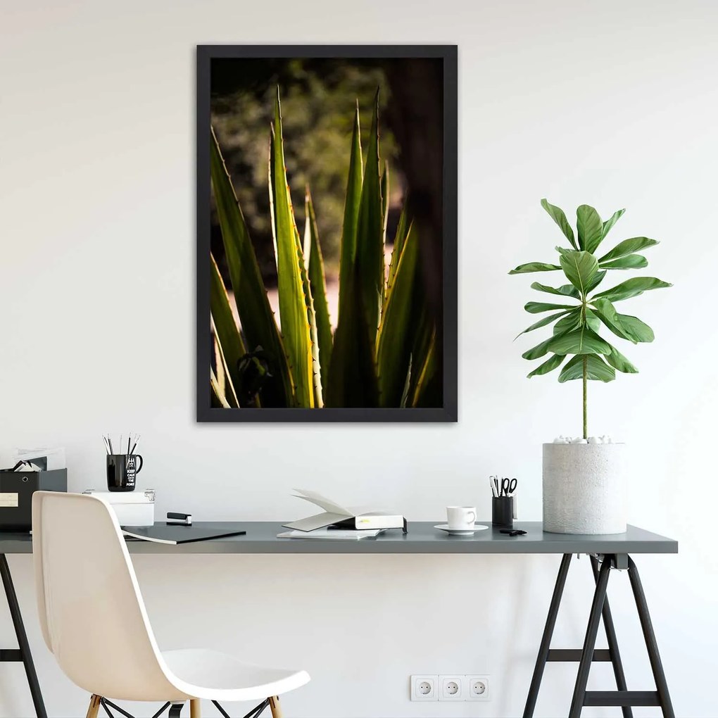 Gario Plagát Ostnaté listy Farba rámu: Bez rámu, Rozmery: 40 x 60 cm