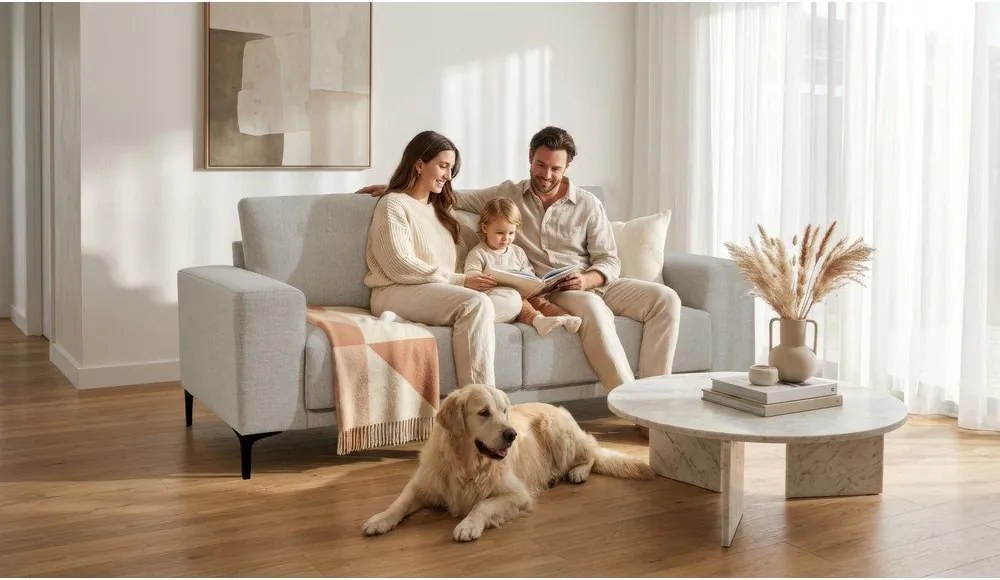 Sivá pohovka 164 cm Chile – Scandic