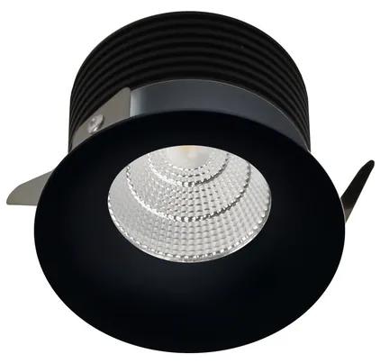 LED2 2150333 Zapustné bodové svietidlo SPOT C LED, 9W, 3000K, 735lm, 60°, IP44, čierna