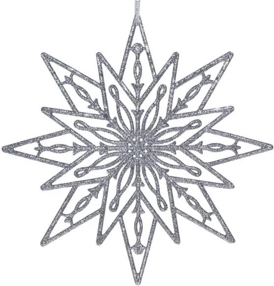 Závesná dekorácia v striebornej farbe Ewax Estrella