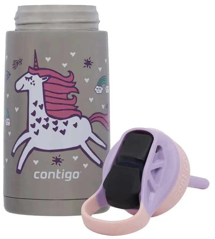 Detská fľaša Contigo Easy Clean Thermos 380 mlJahodový jednorožec