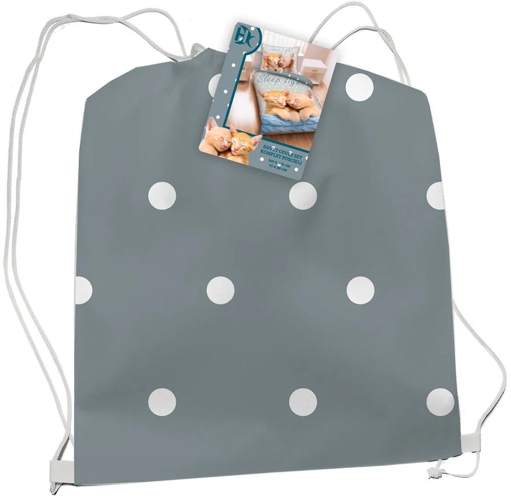 Bavlnené posteľné obliečky Ryšavé mačiatka