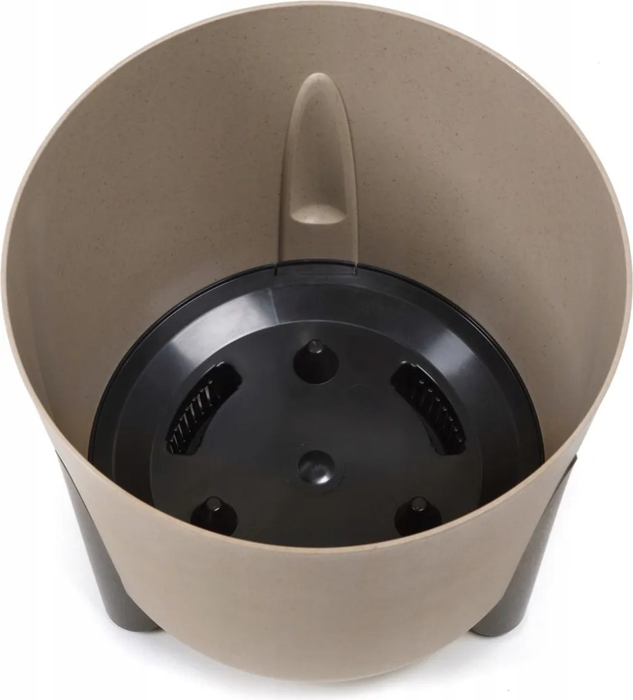 Květináč MOSS ECO III 34 cm kávově hnědý