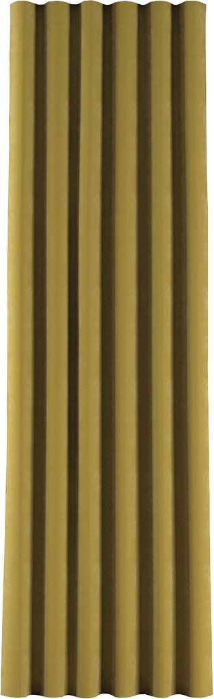 Zaves s riasením WAVE farba produktu zelená látka lesklá, zamatová
