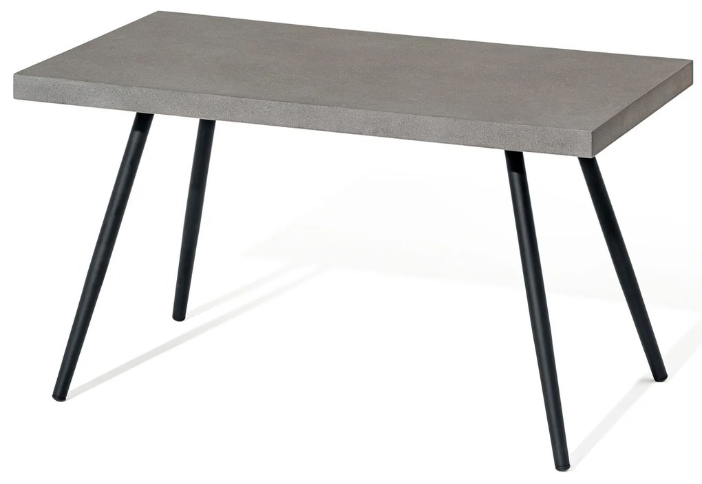 Konferenčný stolík s doskou stola z polycementu