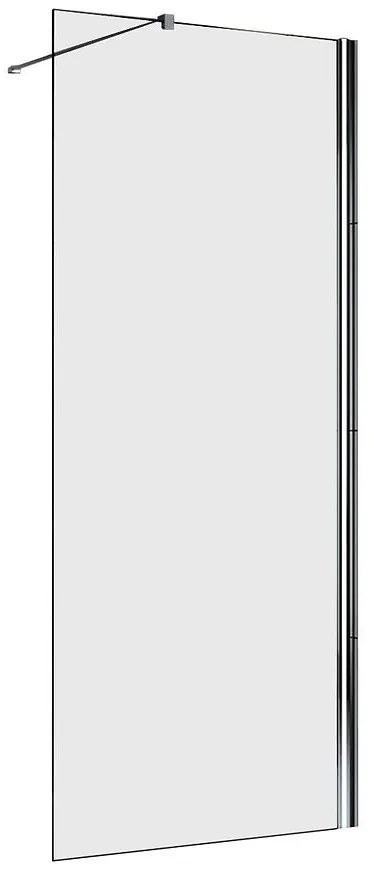 Sprchová Stena WALK-IN Soft 120x195 chrómový profil