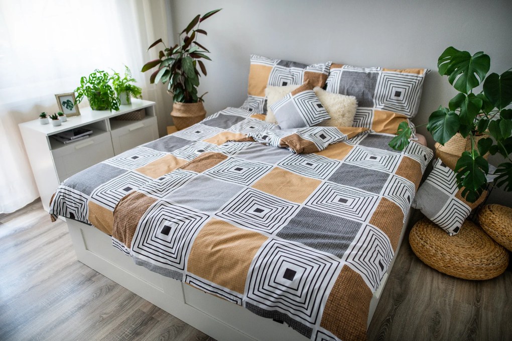 myHOUSE PIAZZE bavlnené obliečky DeLuxe 140x200cm 3 Set Balenie