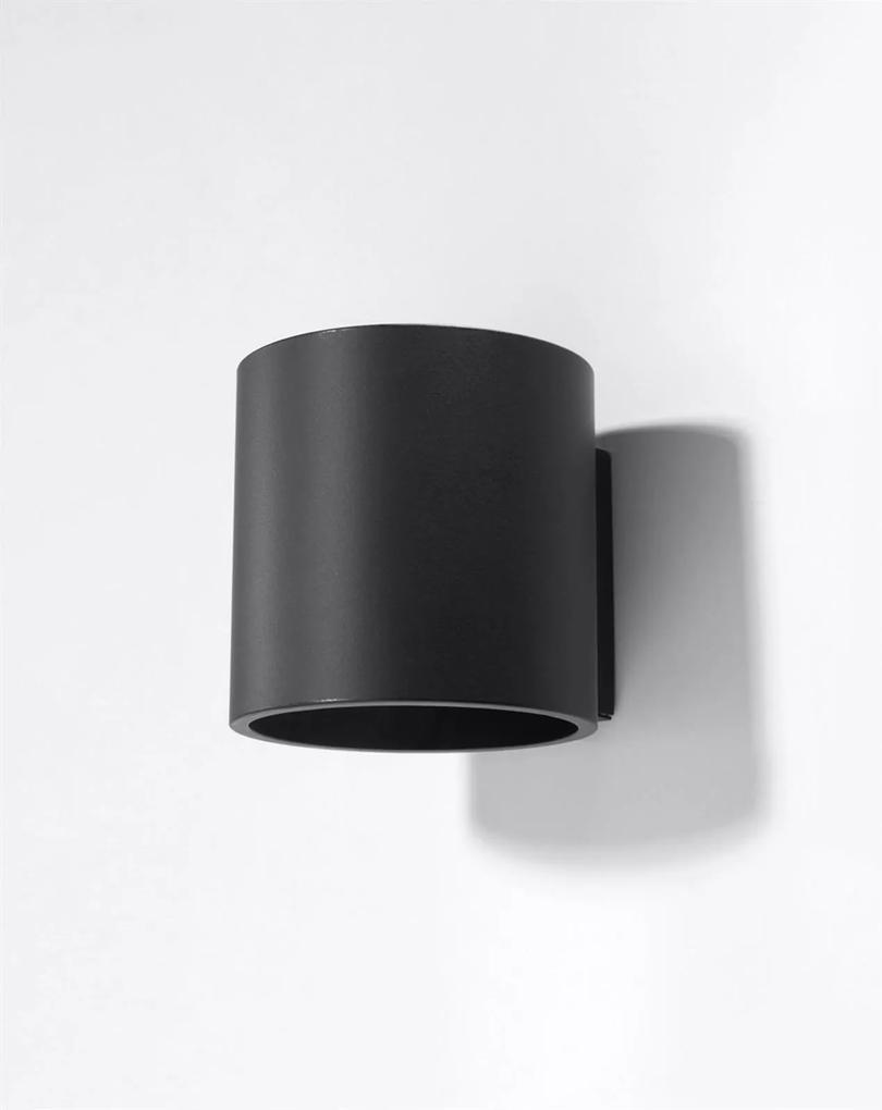 Nástenné svietidlo Orbis, 1x čierne kovové tienidlo