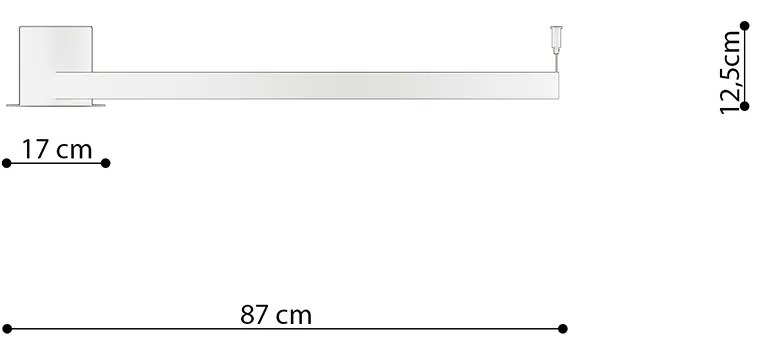 Stropné LED svietidlo Rio 78, 1x LED 50w, 3000k, b