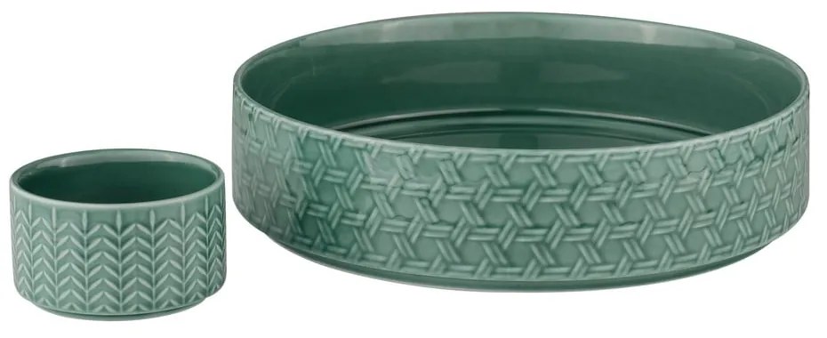 Tyrkysové porcelánové servírovacie misy v súprave 2 ks ø 30 cm Heath Jade – Ladelle