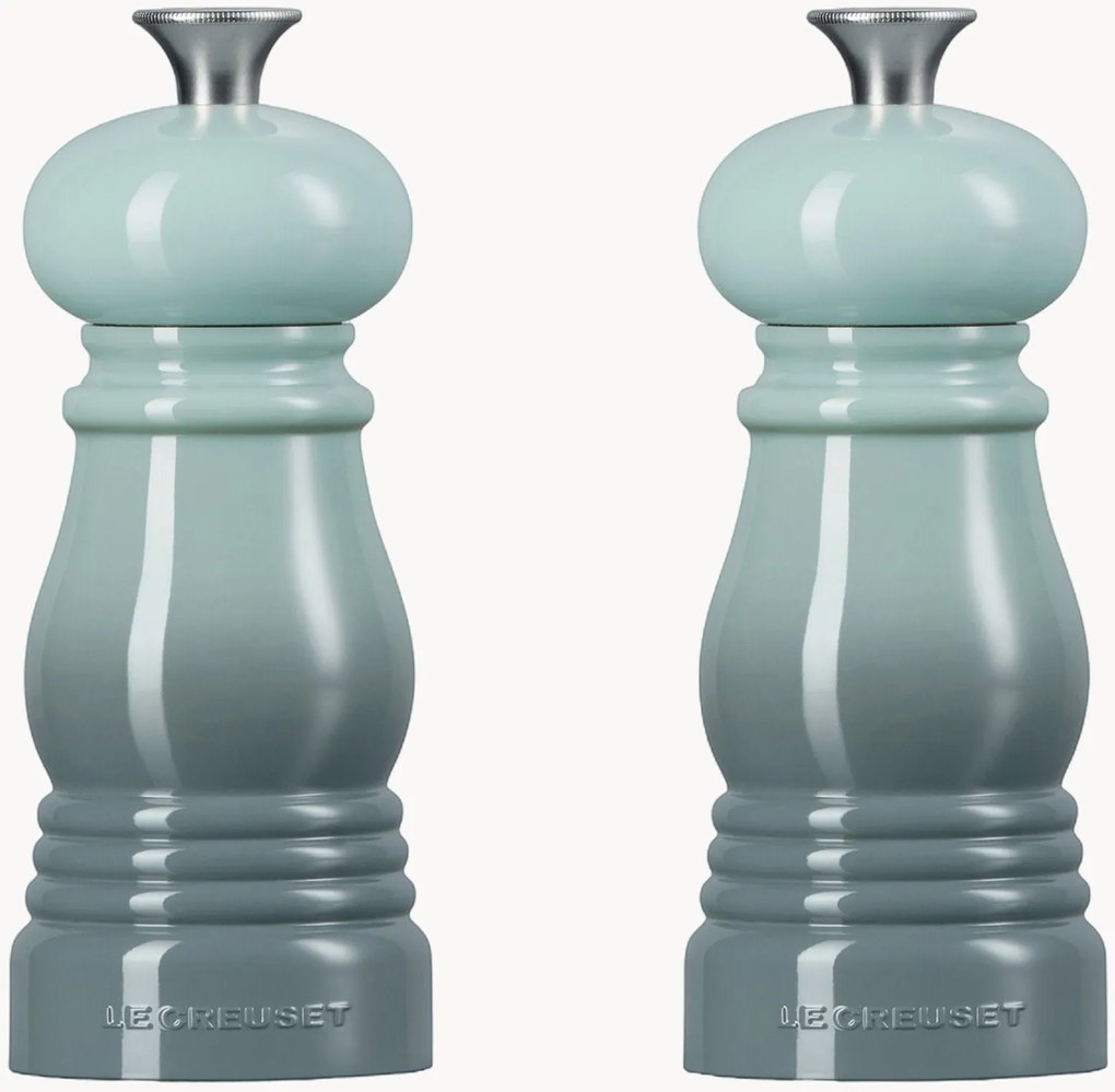 Mlynčeky na soľ a korenie's keramickým mechanizmom Creuset, 2 ks