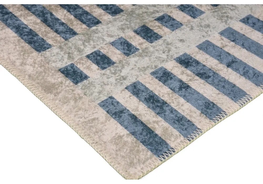 Modrý/sivý koberec 140x80 cm - Vitaus