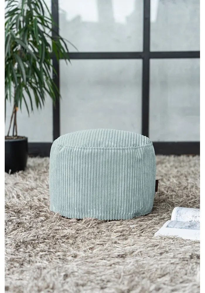 Menčestrový sedací vak v tehlovej farbe Mini – SLOWDOWN