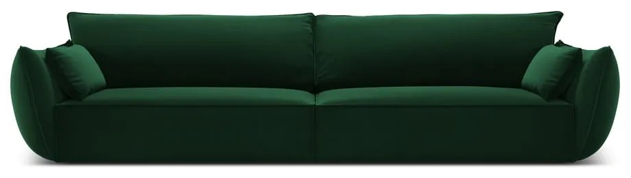 Tmavozelená zamatová pohovka 248 cm Vanda – Mazzini Sofas