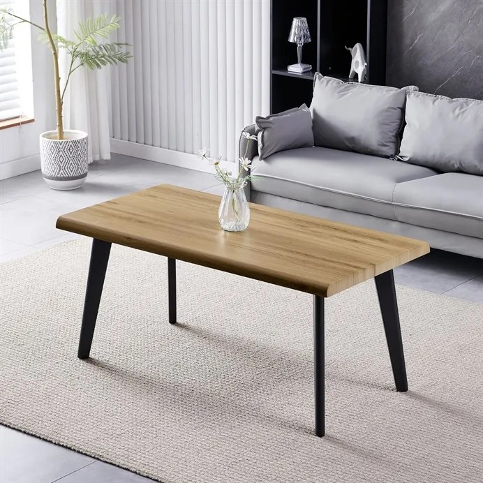 Autronic BONTEC Konferenčný stolík 120x60cm, mdf, sivý dub, CT-F4412 GREY Farba: Šedá