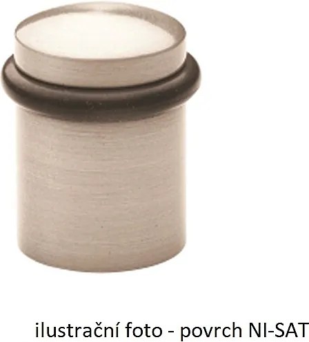 Dverná zarážka TWIN G 1001 (F1-SAT - eloxovaný hliník, farba strieborná, odtieň satín), Twin F1 (elox hliník - strieborný)