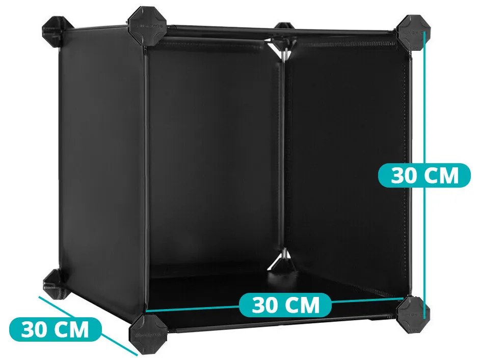 Kombinovateľné úložné kocky, 15 ks