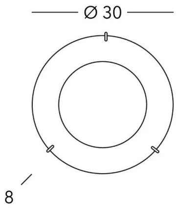 Kolarz A1306.11.5 - Stropné svietidlo MOON 1xE27/60W/230V