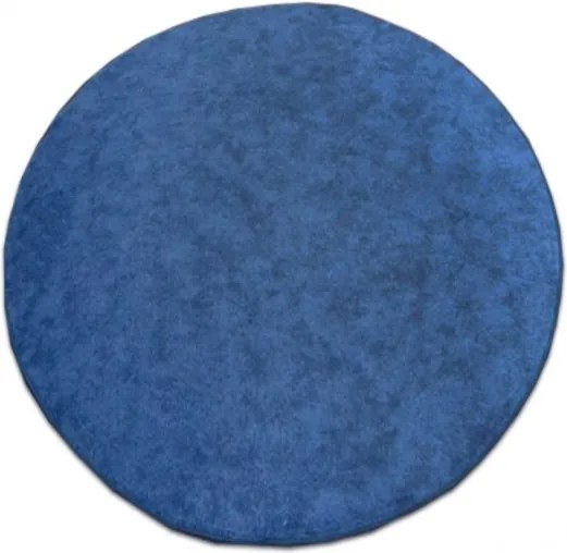 3kraft Guľatý koberec SERENADE Graib modrý
