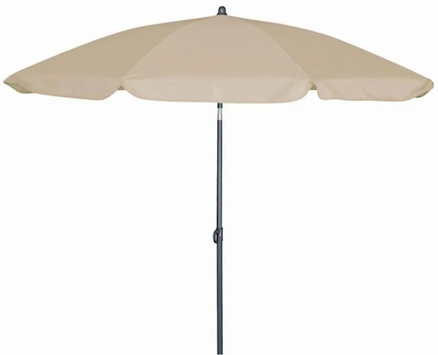 Plážový slnečník MEXICO 200 cm prírodná