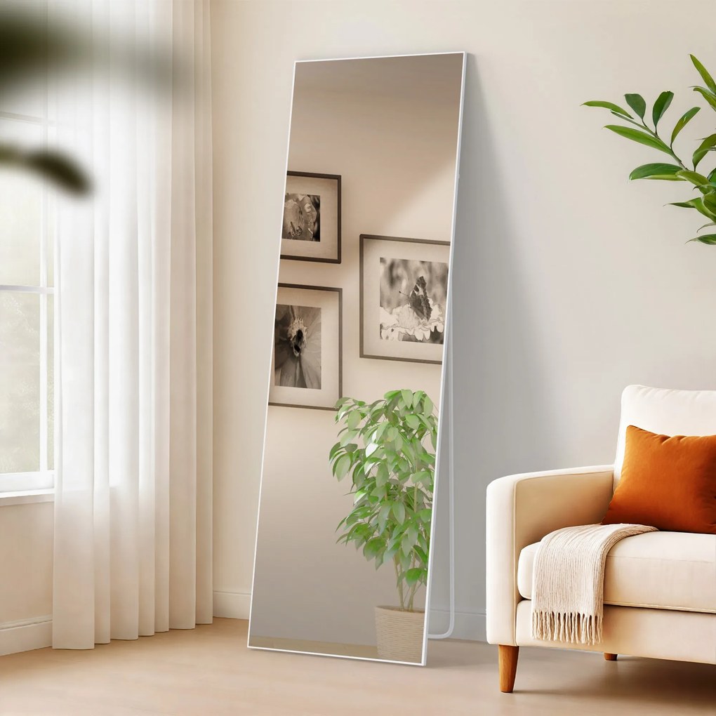 Zrkadlo Benicia 160x50 cm - biele matné