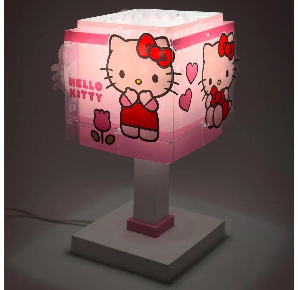 Dalber 73261 - LED detská lampička HELLO KITTY 1xG4/4W/230V ružová