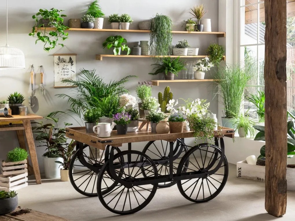 furniture-nabytek.cz - Masívny nočný stolík z mangového dreva, lakovaný, hnedý – 150×94×80 cm