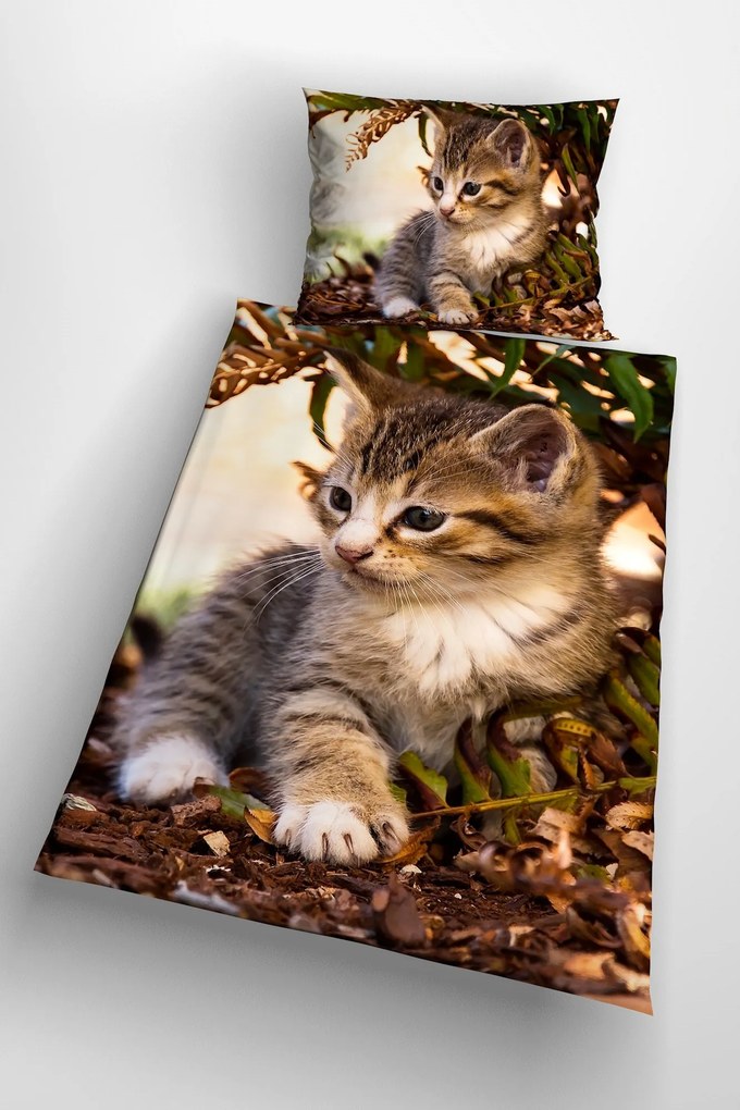 3d obliečky Kitten 140x200 cm