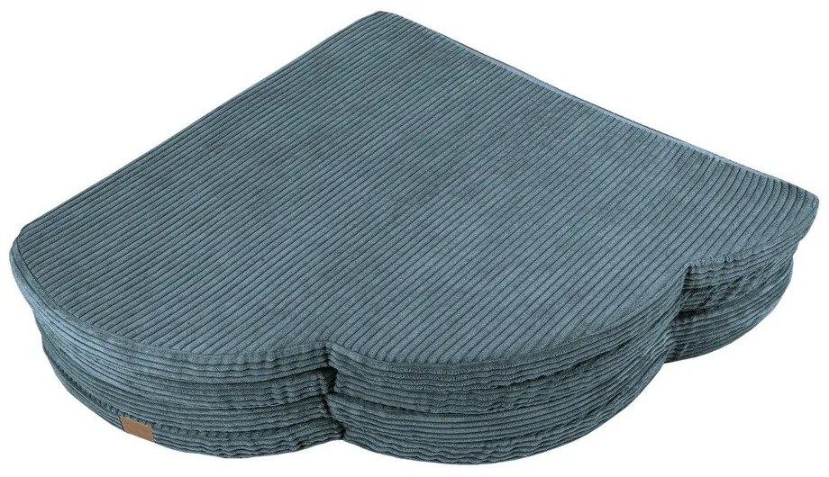 Tyrkysovomodrá detská hracia podložka 160x160 cm – Meowbaby