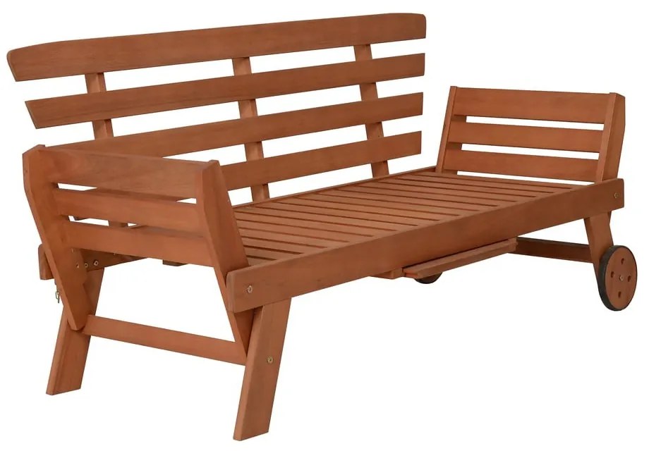 Hnedá drevená záhradná lavica Rincon – Garden Pleasure