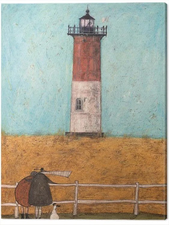 Obraz na plátne Sam Toft - Feeling the Love at Nutset Light, (30 x 40 cm)