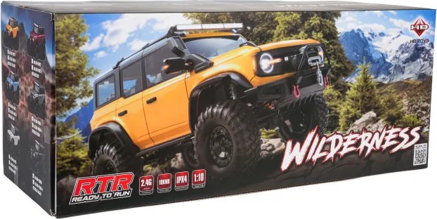 Terénne auto R/C WILDERNESS 1:10 na ovládanie čierne