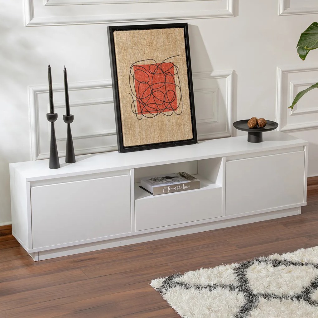 TV stolík Vanguard Natural White