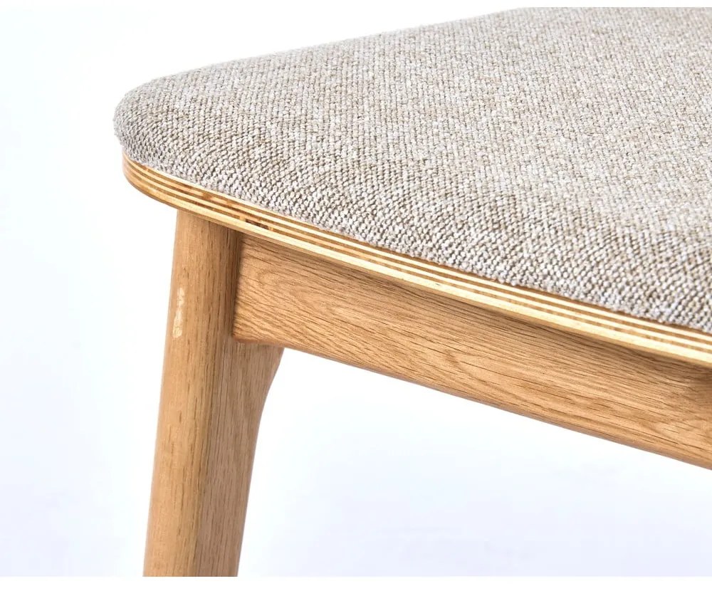 Béžová/v prírodnej farbe jedálenská stolička Livo – Unique Furniture