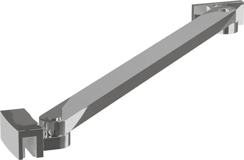 Erga Paris, rohová vzpera pre sprchové zásteny s hrúbkou skla 6/8/10 mm, dĺžka 35cm, chrómová, ERG-V02-PARIS-BAR35-CR