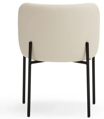 Biele čalúnené jedálenské kreslá v súprave 2 ks Mogi – Teulat