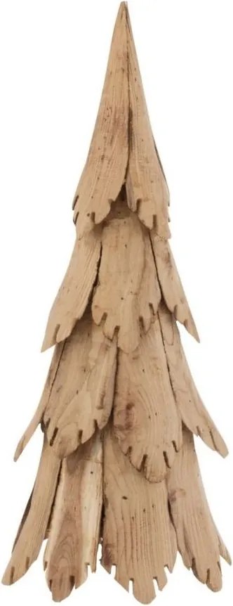 Prírodný vianočný drevený stromček z kúskov dreva Tree Wood – 23*23*58 cm