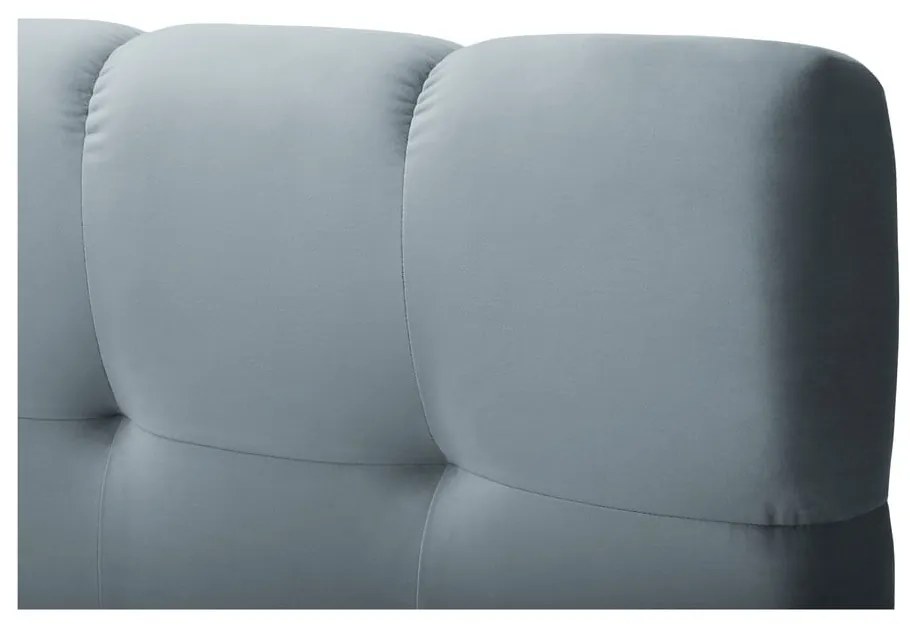 Svetlomodrá boxspring posteľ s úložným priestorom 180x200 cm Bali – Cosmopolitan Design