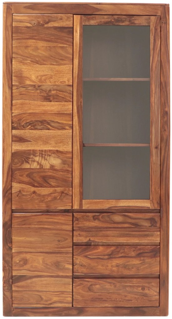 furniture-nabytek.cz - Vitrína do obývacej izby z masívu palisander 100x190x45