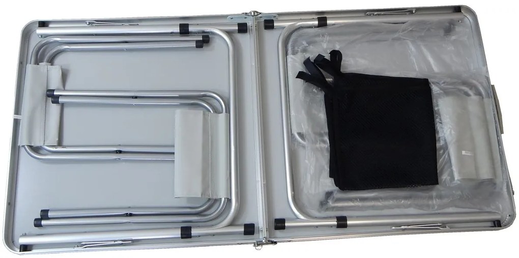 Enero Turistický camping set stôl a 4 stoličky - 1001593