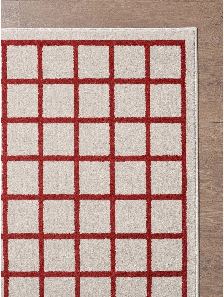 Červený/béžový koberec 160x230 cm Picnic – ESTE