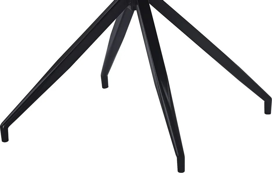 Jedálenská stolička Francis, tmavo šedá štruktúrovaná látka