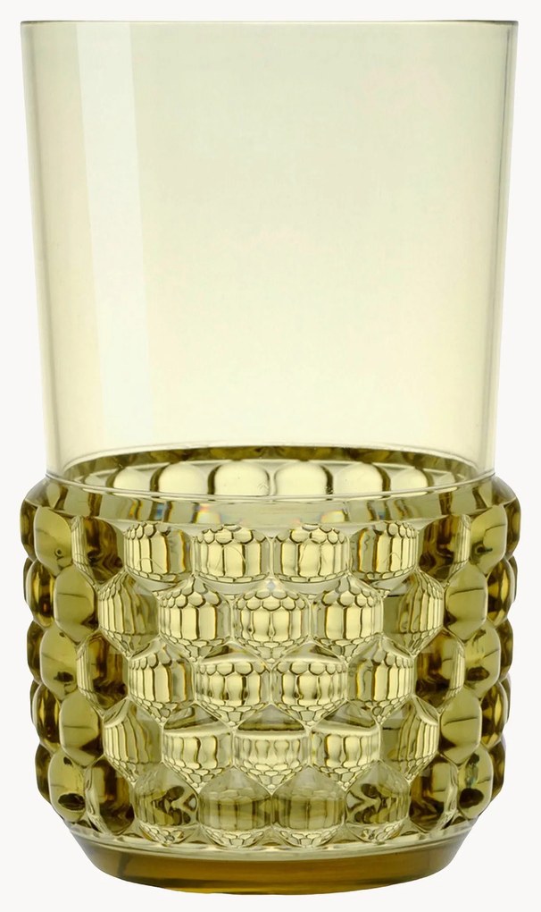 Poháre so štruktúrovaným vzorom Jellies, 4 ks